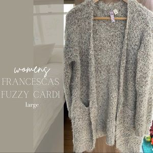 FRANCESCAS fuzzy cardigan women’s